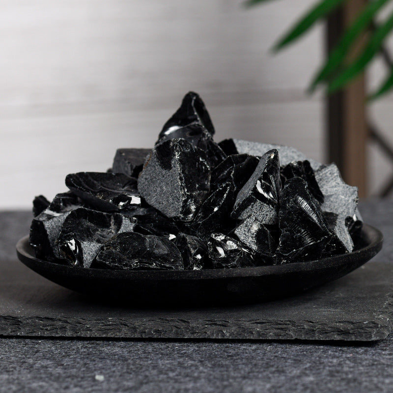 Black Obsidian Rough Stones Style 2 GEMROCKY-Mineral Specimens-GEMROCKY